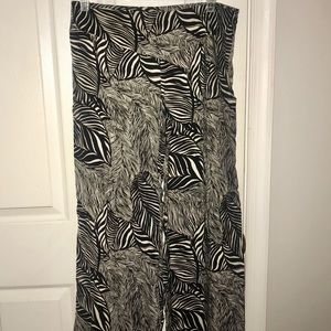 Black and White Palazzo Pants